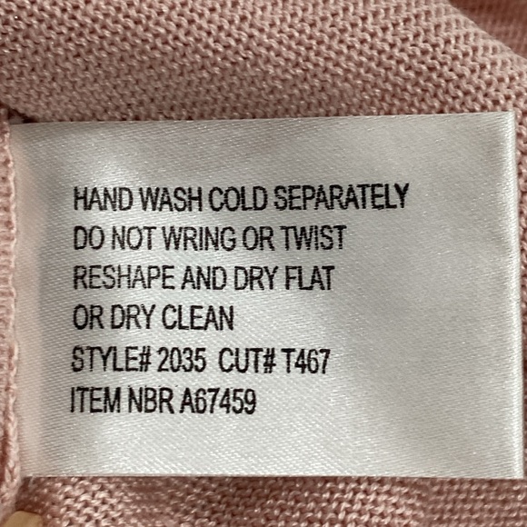 SILK LORE BY BETH TERRELL 100% pure silk light pink sleeveless knit top size L - Picture 7 of 12